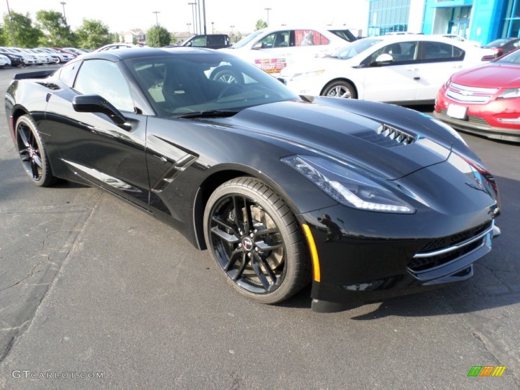 Black 2015 Chevrolet Corvette Stingray Coupe Z51 Exterior Photo #105479747