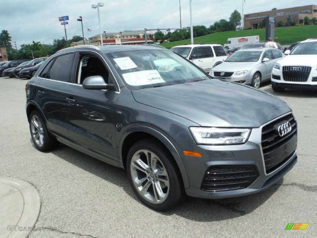 Monsoon Gray Metallic 2016 Audi Q3 2.0 TSFI Prestige quattro Exterior Photo #105481752