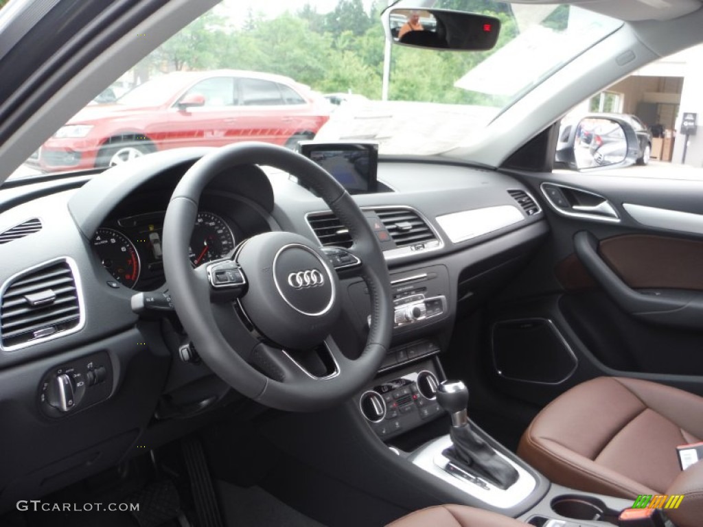 2016 Audi Q3 2.0 TSFI Prestige quattro Chestnut Brown Dashboard Photo #105481992