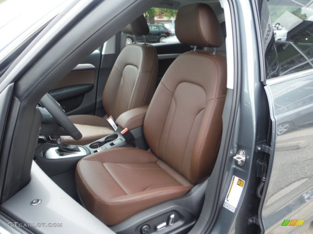 Chestnut Brown Interior 2016 Audi Q3 2.0 TSFI Prestige quattro Photo #105482016
