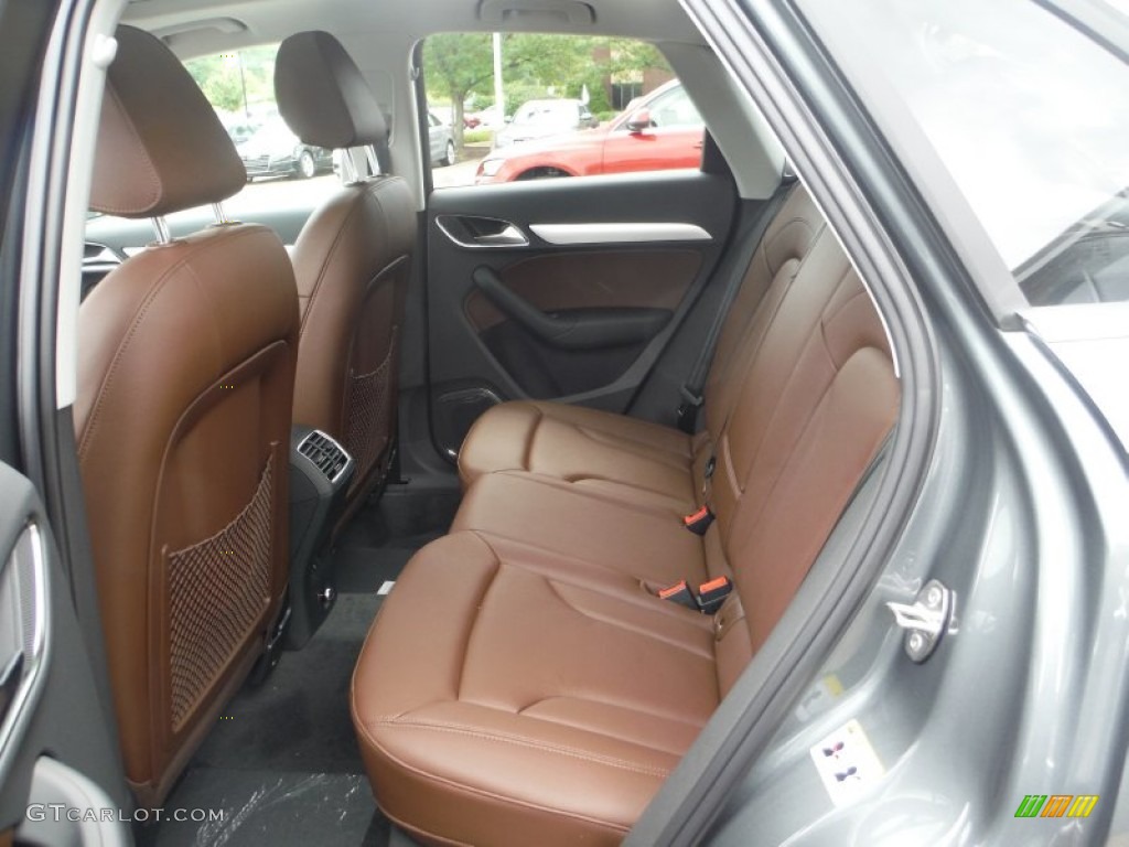 Chestnut Brown Interior 2016 Audi Q3 2.0 TSFI Prestige quattro Photo #105482271