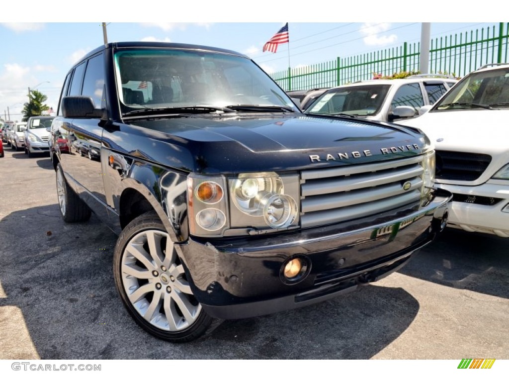2003 Range Rover HSE - Java Black Metallic / Charcoal/Jet Black photo #1