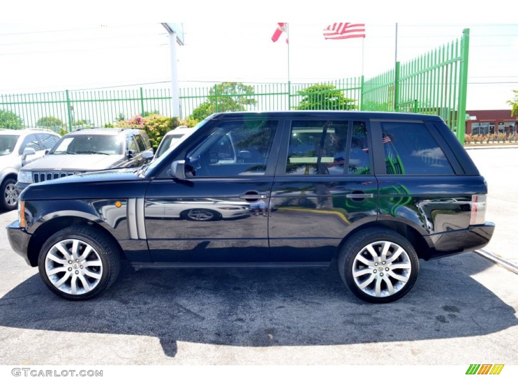 2003 Range Rover HSE - Java Black Metallic / Charcoal/Jet Black photo #7
