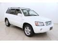 2004 Super White Toyota Highlander V6 4WD  photo #1