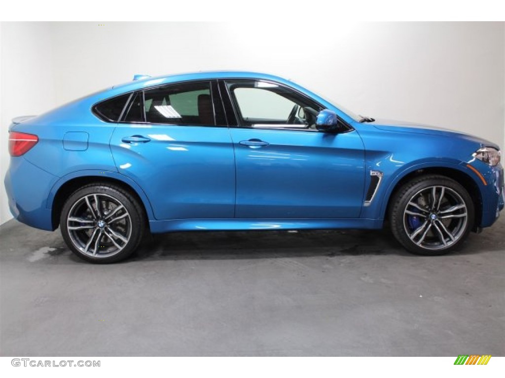 Long Beach Blue Metallic 2015 BMW X6 M Standard X6 M Model Exterior Photo #105484327