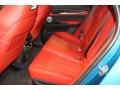 2015 BMW X6 M Mugello Red Interior Rear Seat Photo