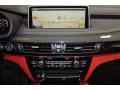2015 BMW X6 M Mugello Red Interior Controls Photo