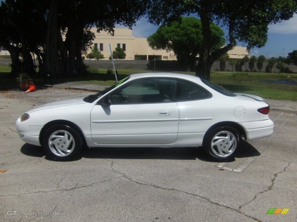 2001 Escort ZX2 Coupe - Oxford White / Medium Prairie Tan photo #2