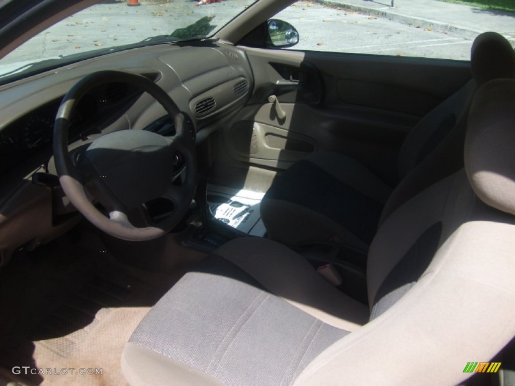 2001 Escort ZX2 Coupe - Oxford White / Medium Prairie Tan photo #8