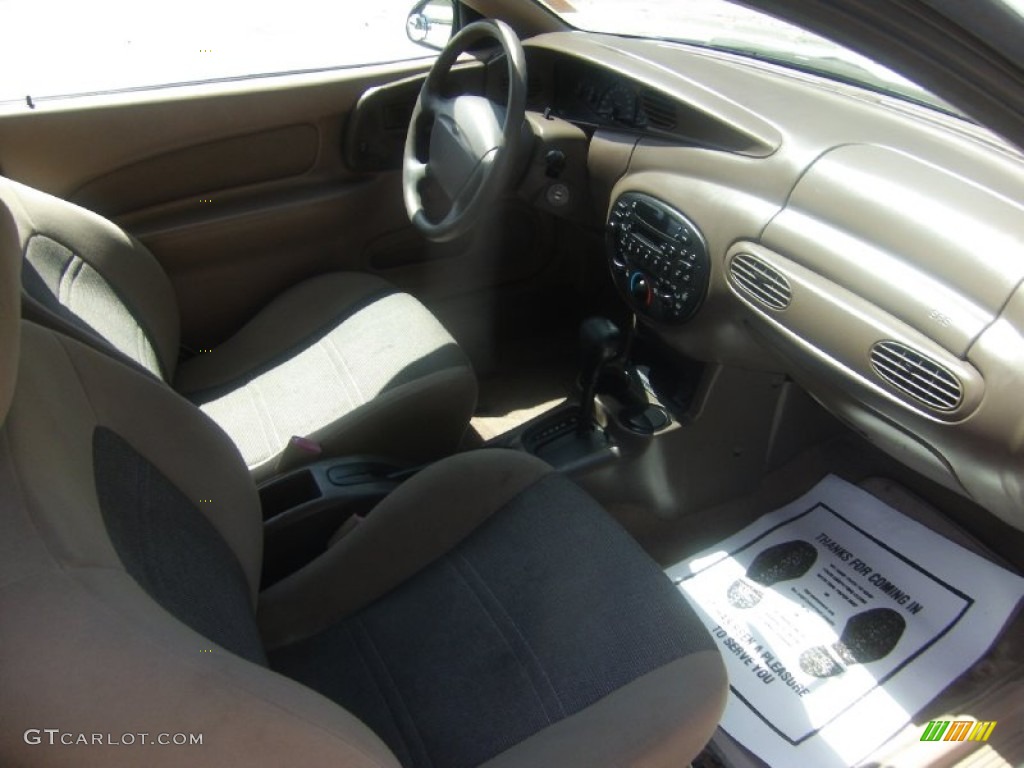 2001 Escort ZX2 Coupe - Oxford White / Medium Prairie Tan photo #13