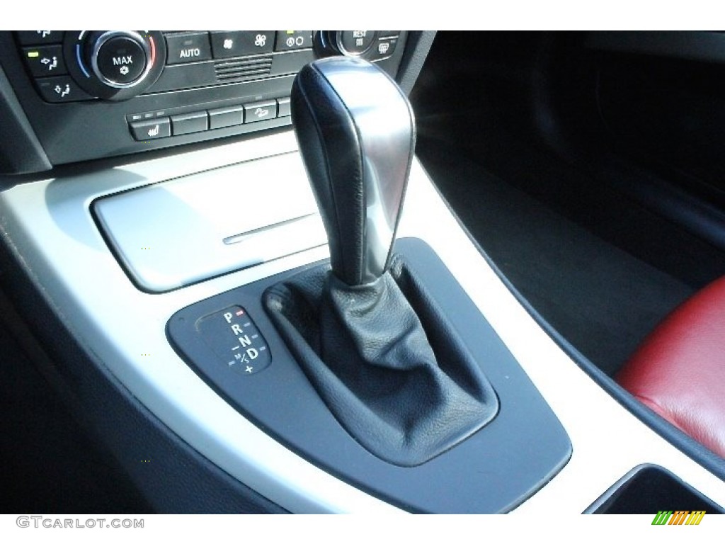 2008 3 Series 328xi Coupe - Titanium Silver Metallic / Coral Red/Black photo #21