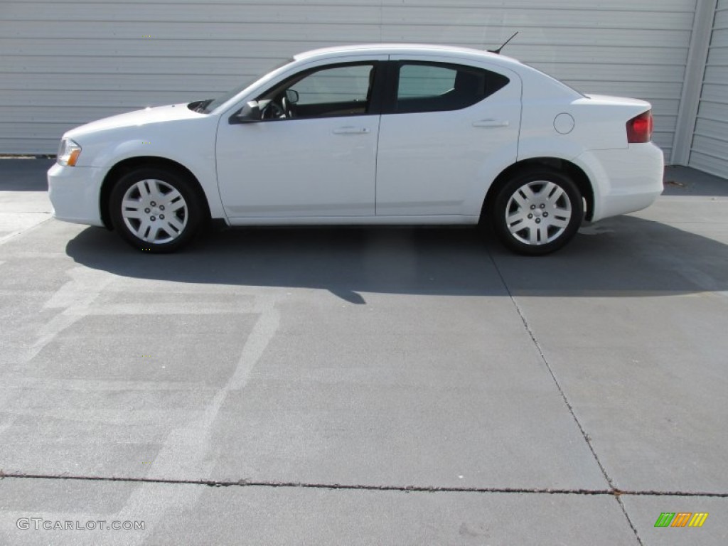 2014 Avenger SE - Bright White / Black/Light Frost Beige photo #3