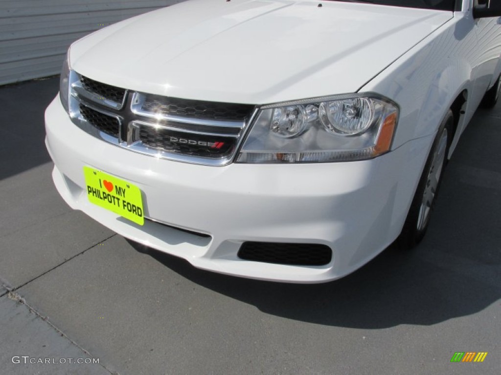 2014 Avenger SE - Bright White / Black/Light Frost Beige photo #7