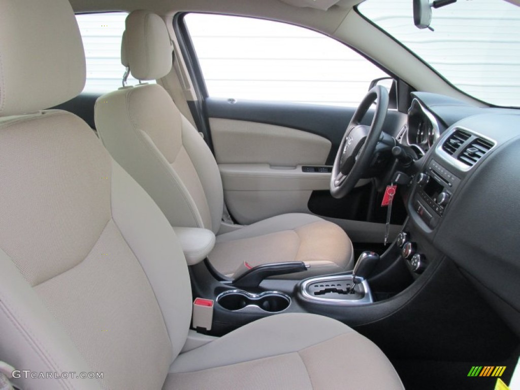 2014 Avenger SE - Bright White / Black/Light Frost Beige photo #24