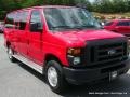 Vermillion Red - E Series Van E350 XL Passenger Photo No. 7