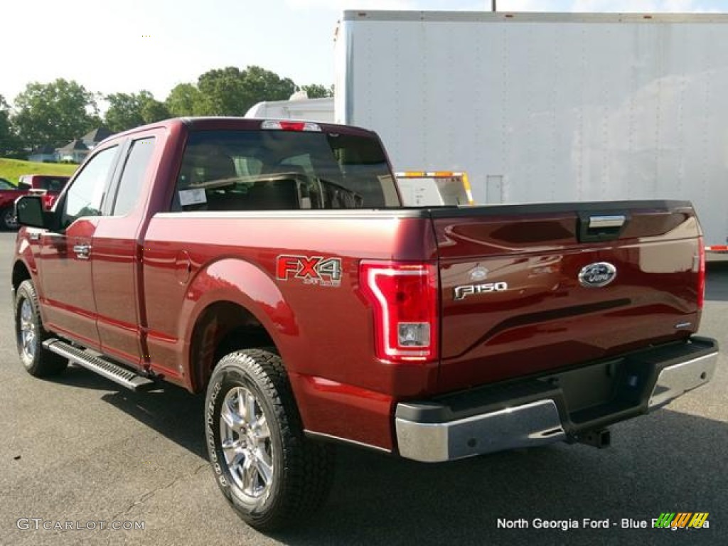 2015 F150 XLT SuperCab 4x4 - Bronze Fire Metallic / Medium Light Camel photo #3