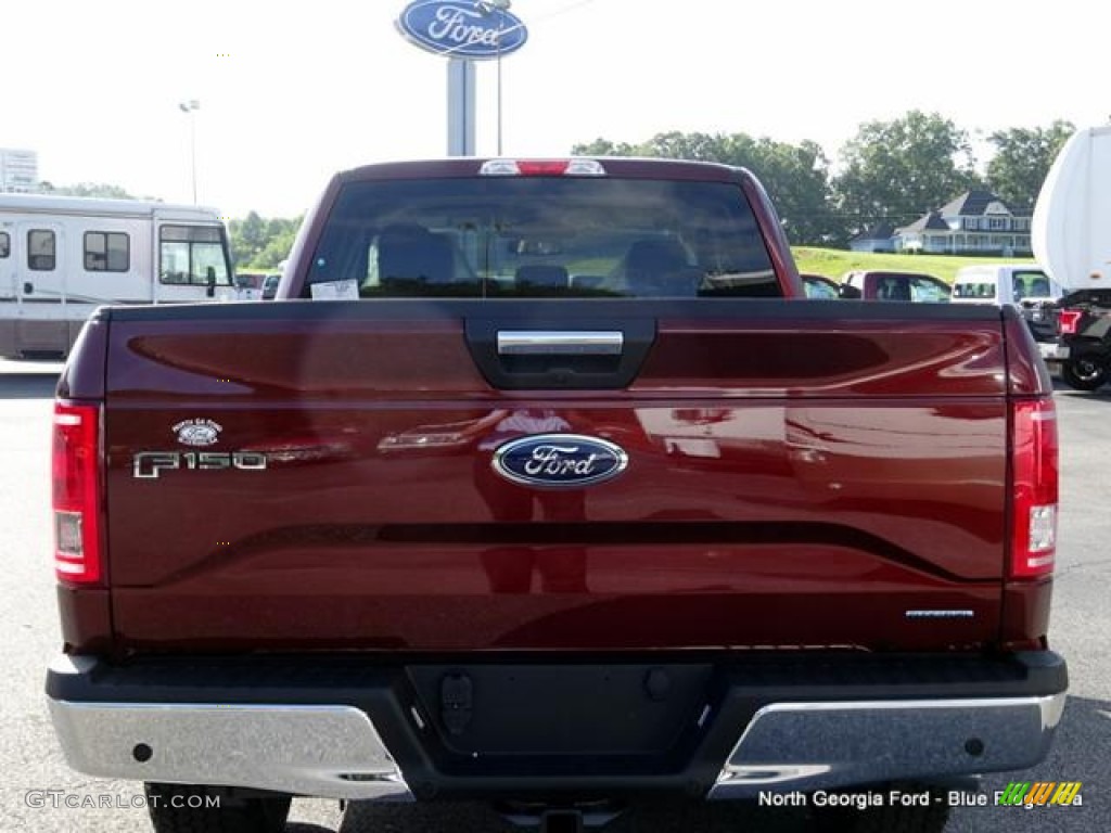 2015 F150 XLT SuperCab 4x4 - Bronze Fire Metallic / Medium Light Camel photo #4