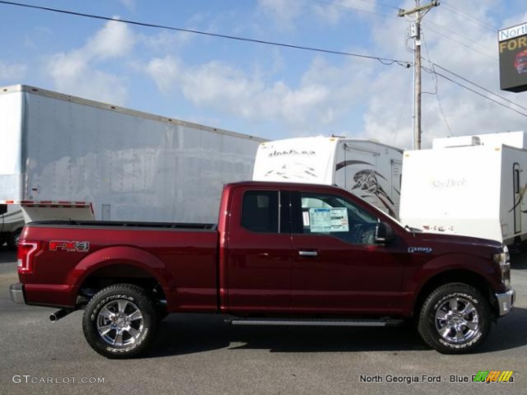 2015 F150 XLT SuperCab 4x4 - Bronze Fire Metallic / Medium Light Camel photo #6