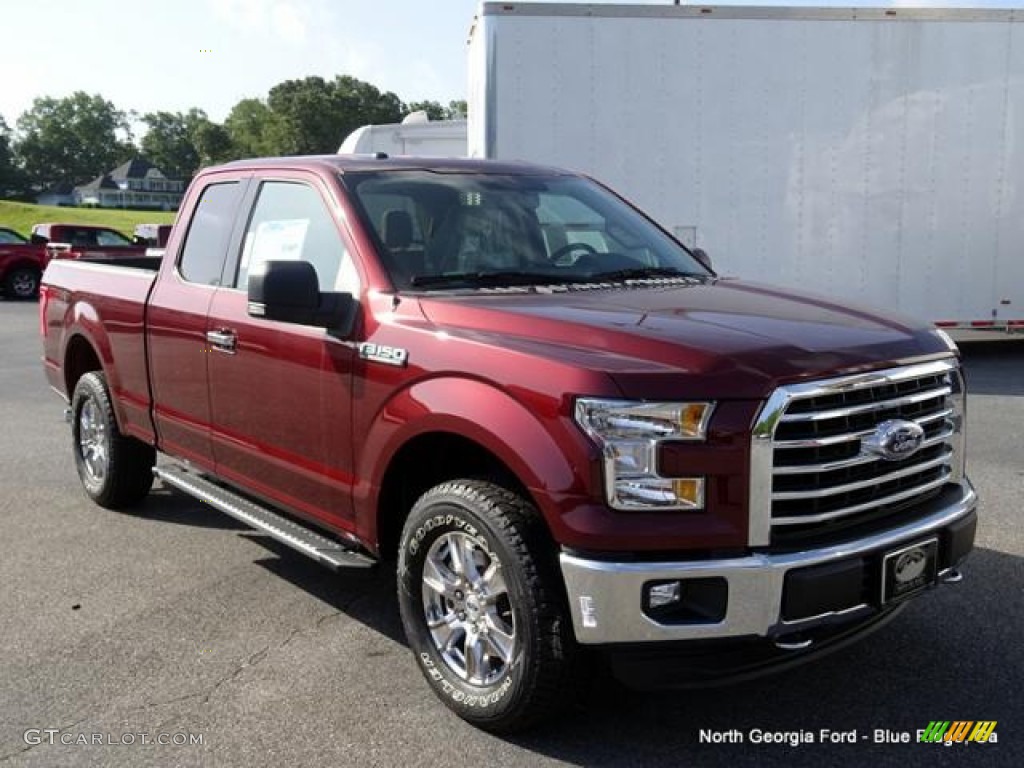 2015 F150 XLT SuperCab 4x4 - Bronze Fire Metallic / Medium Light Camel photo #7