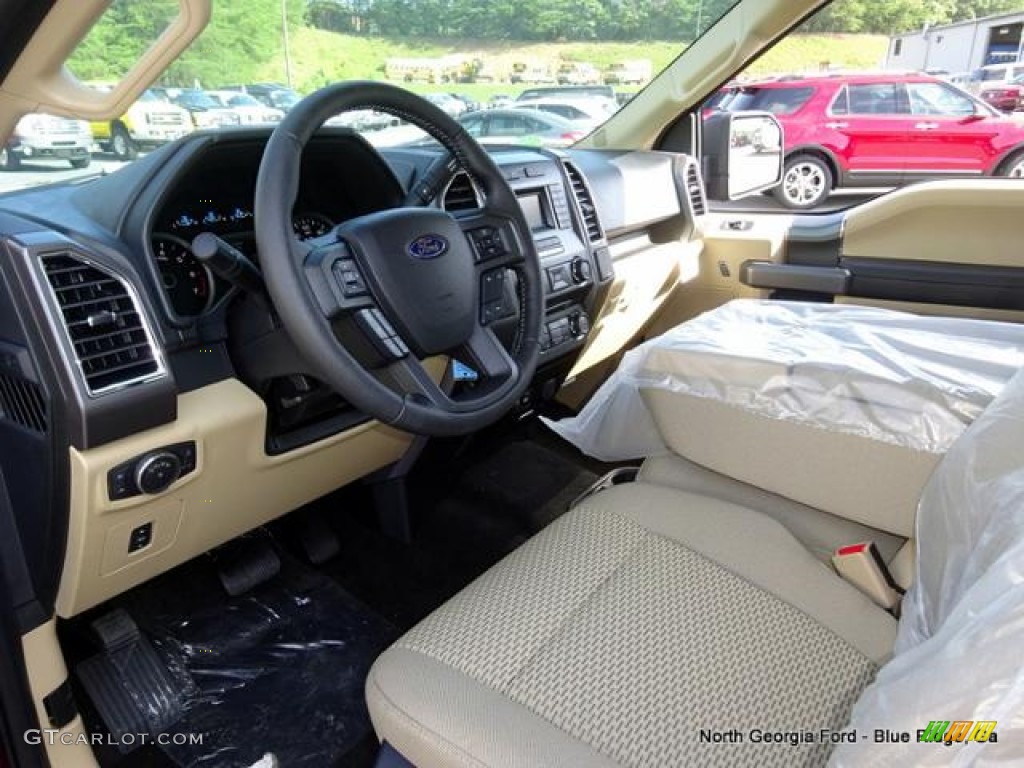 2015 F150 XLT SuperCab 4x4 - Bronze Fire Metallic / Medium Light Camel photo #12