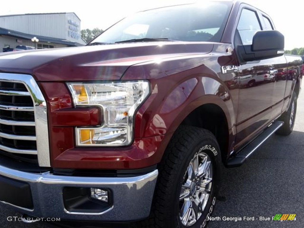 2015 F150 XLT SuperCab 4x4 - Bronze Fire Metallic / Medium Light Camel photo #31