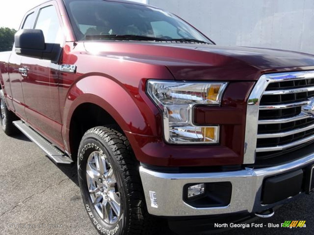 2015 F150 XLT SuperCab 4x4 - Bronze Fire Metallic / Medium Light Camel photo #32