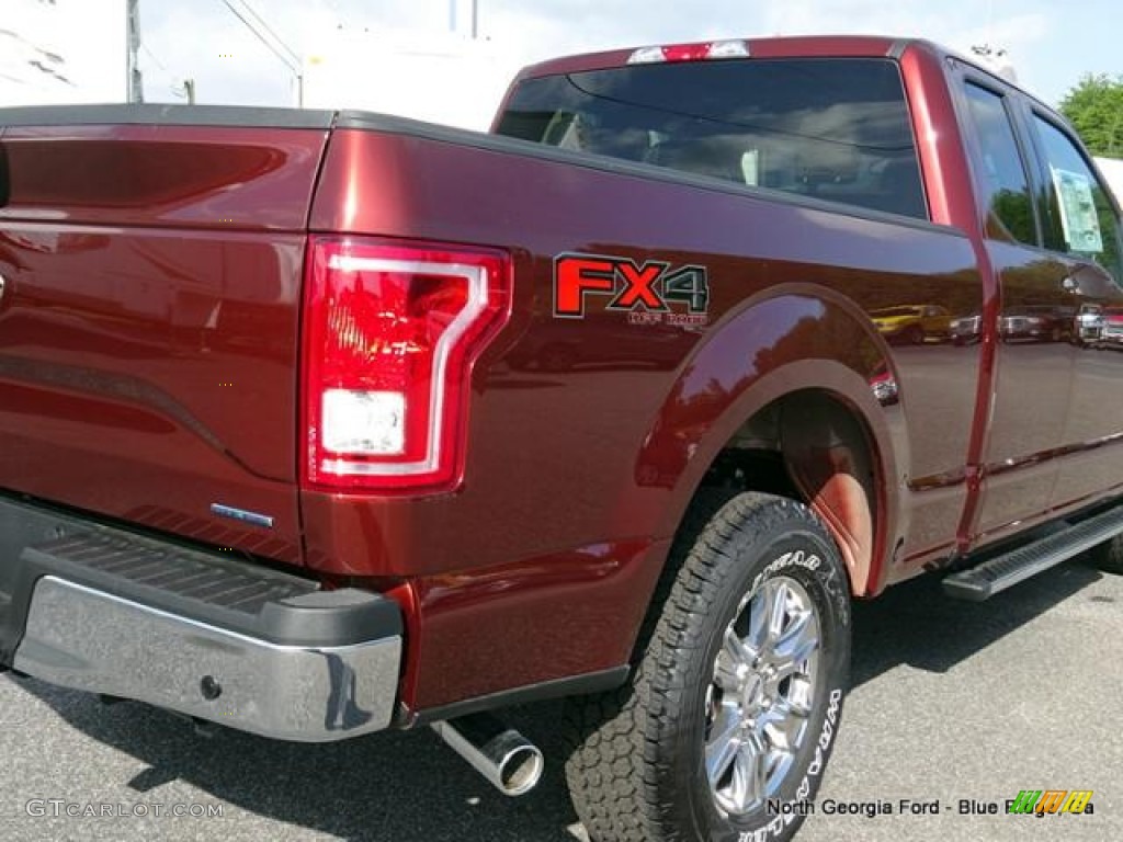 2015 F150 XLT SuperCab 4x4 - Bronze Fire Metallic / Medium Light Camel photo #33