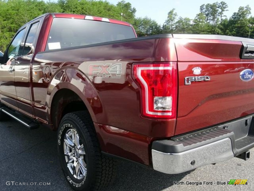 2015 F150 XLT SuperCab 4x4 - Bronze Fire Metallic / Medium Light Camel photo #34