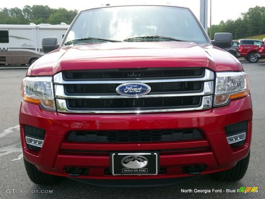 2015 Expedition XLT 4x4 - Ruby Red Metallic / Ebony photo #8