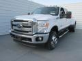 White Platinum Metallic - F350 Super Duty Lariat Crew Cab 4x4 DRW Photo No. 7