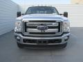 White Platinum Metallic - F350 Super Duty Lariat Crew Cab 4x4 DRW Photo No. 8