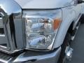 White Platinum Metallic - F350 Super Duty Lariat Crew Cab 4x4 DRW Photo No. 9