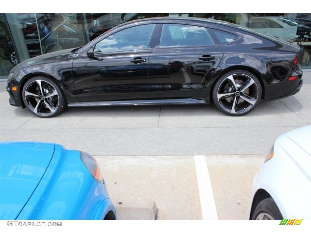 Mythos Black Metallic 2016 Audi RS 7 4.0 TFSI quattro Exterior Photo #105490305