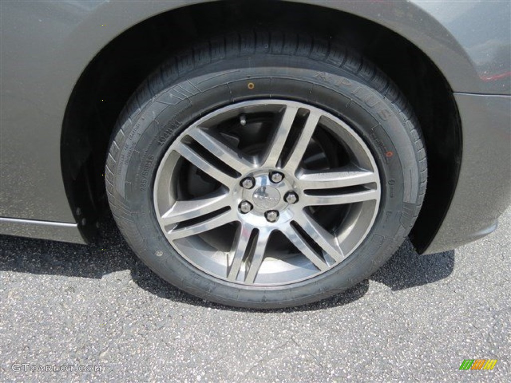 2012 Charger SXT - Tungsten Metallic / Black/Light Frost Beige photo #9