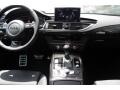 Black Valcona w/Honeycomb Stitching 2016 Audi RS 7 4.0 TFSI quattro Dashboard