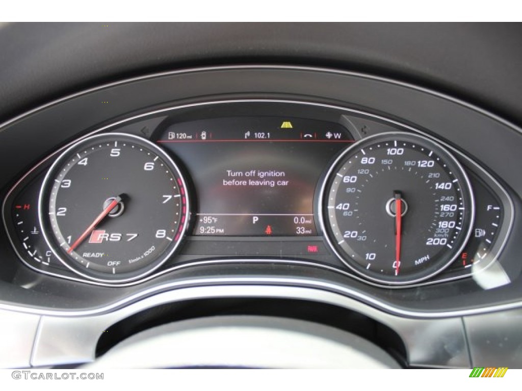 2016 Audi RS 7 4.0 TFSI quattro Gauges Photo #105491218