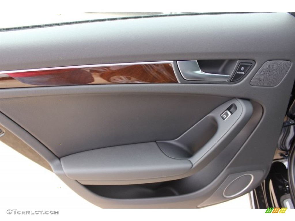 2016 Audi A4 2.0T Premium Black Door Panel Photo #105492622