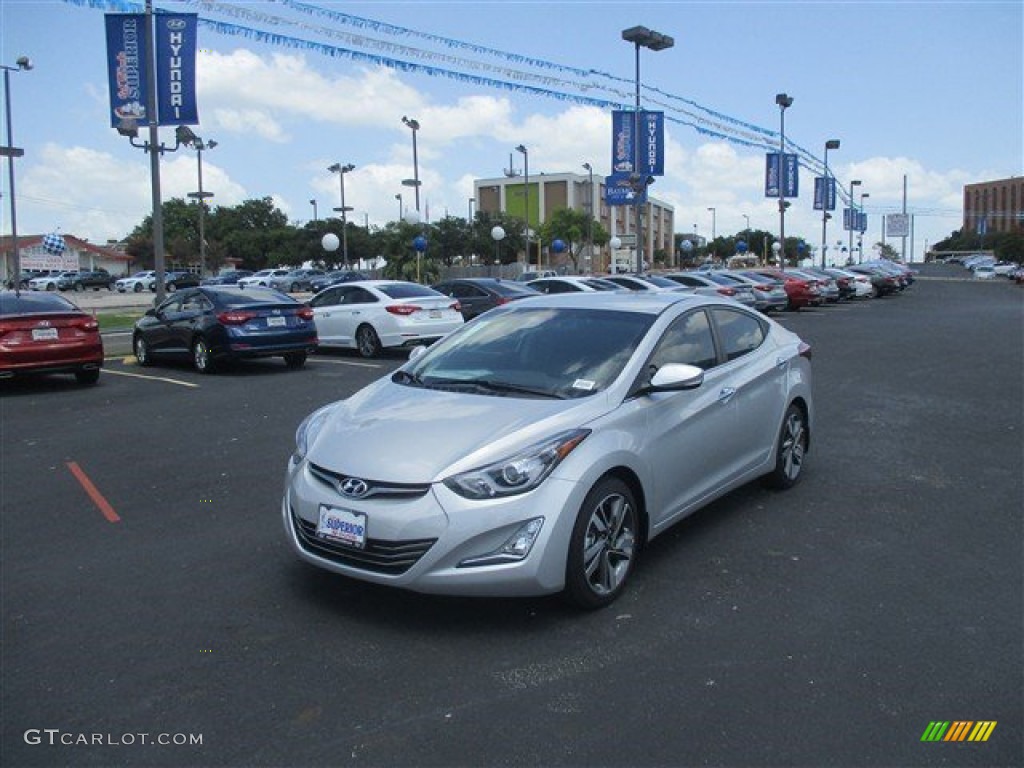 Silver Hyundai Elantra