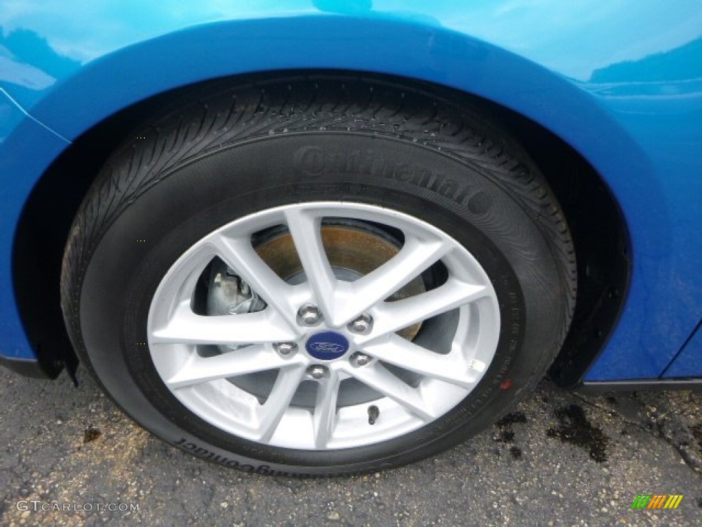 2015 Focus SE Sedan - Blue Candy Metallic / Charcoal Black photo #5
