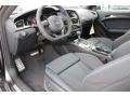 2015 Audi RS 5 Black/Rock Gray Piping Interior Prime Interior Photo