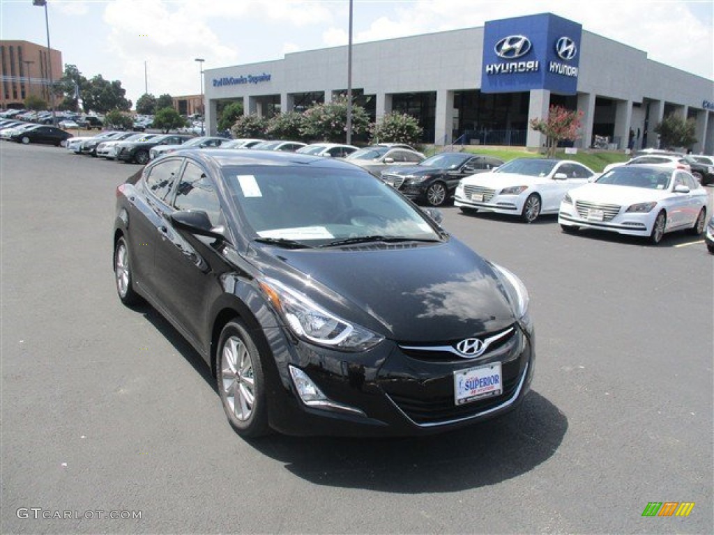 2016 Elantra SE - Phantom Black / Gray photo #3
