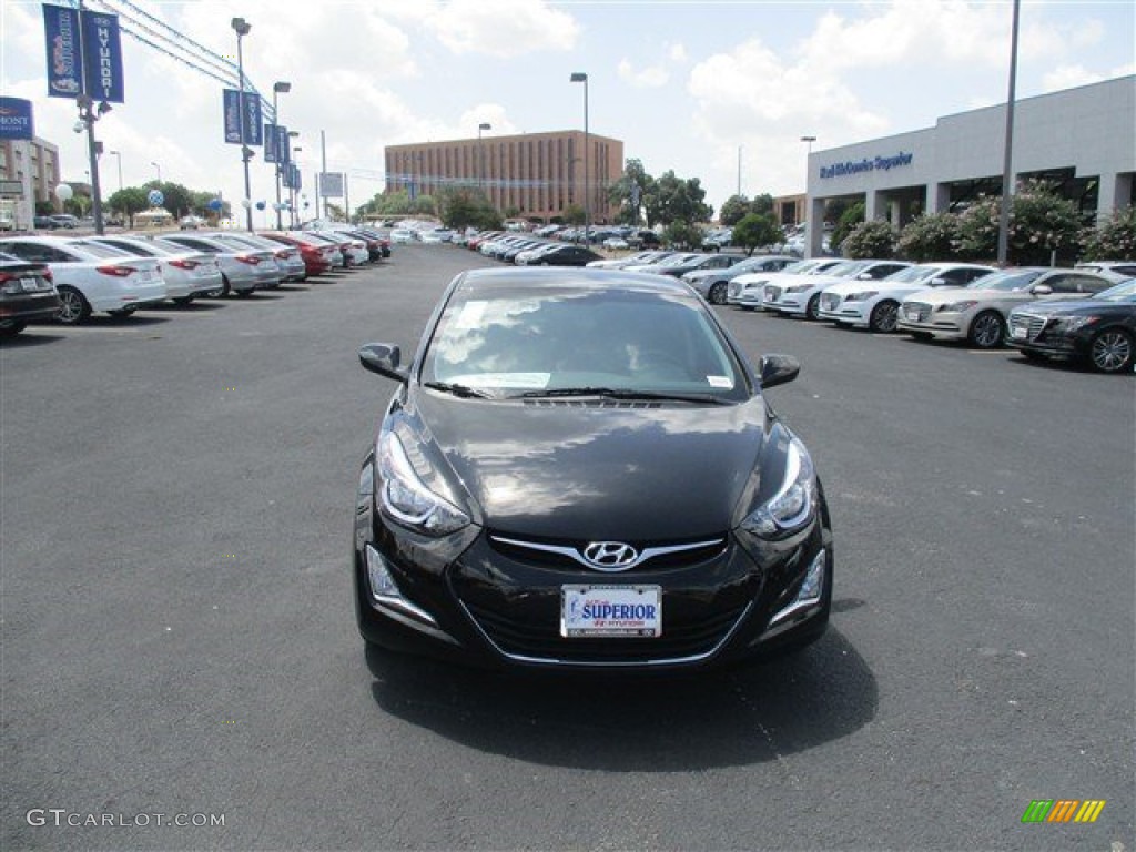 2016 Elantra SE - Phantom Black / Gray photo #4