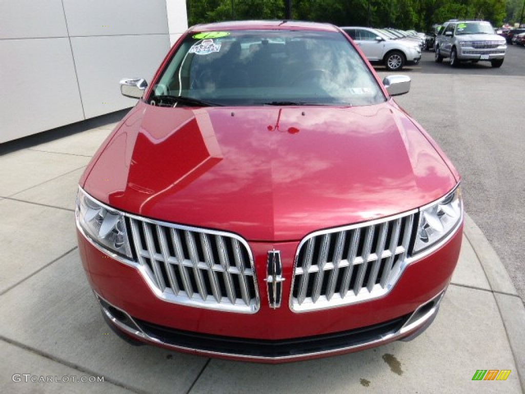 2012 MKZ FWD - Red Candy Metallic / Dark Charcoal photo #8