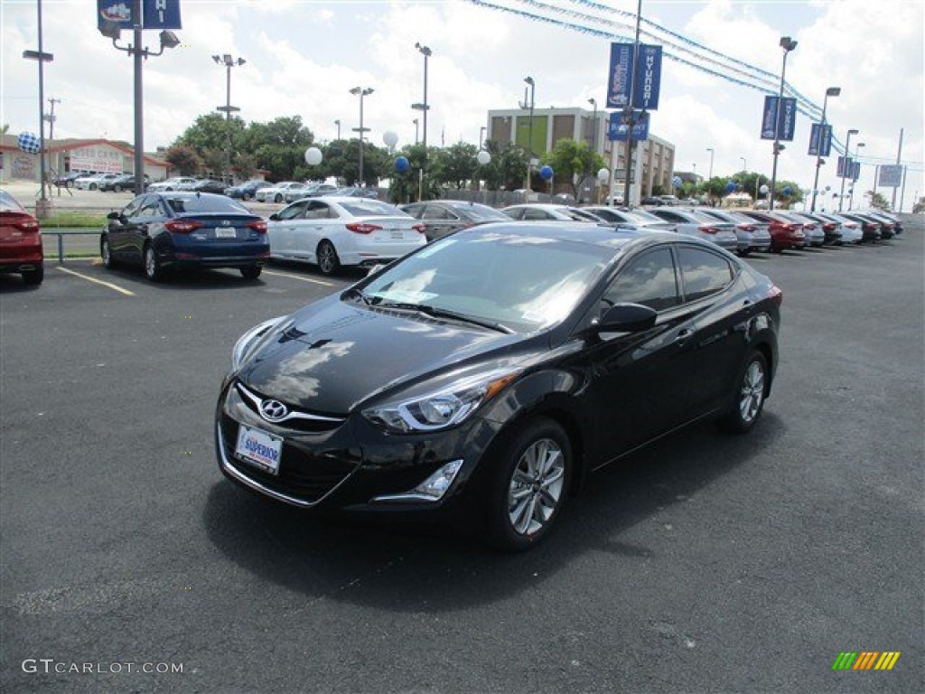 2016 Elantra SE - Phantom Black / Gray photo #5