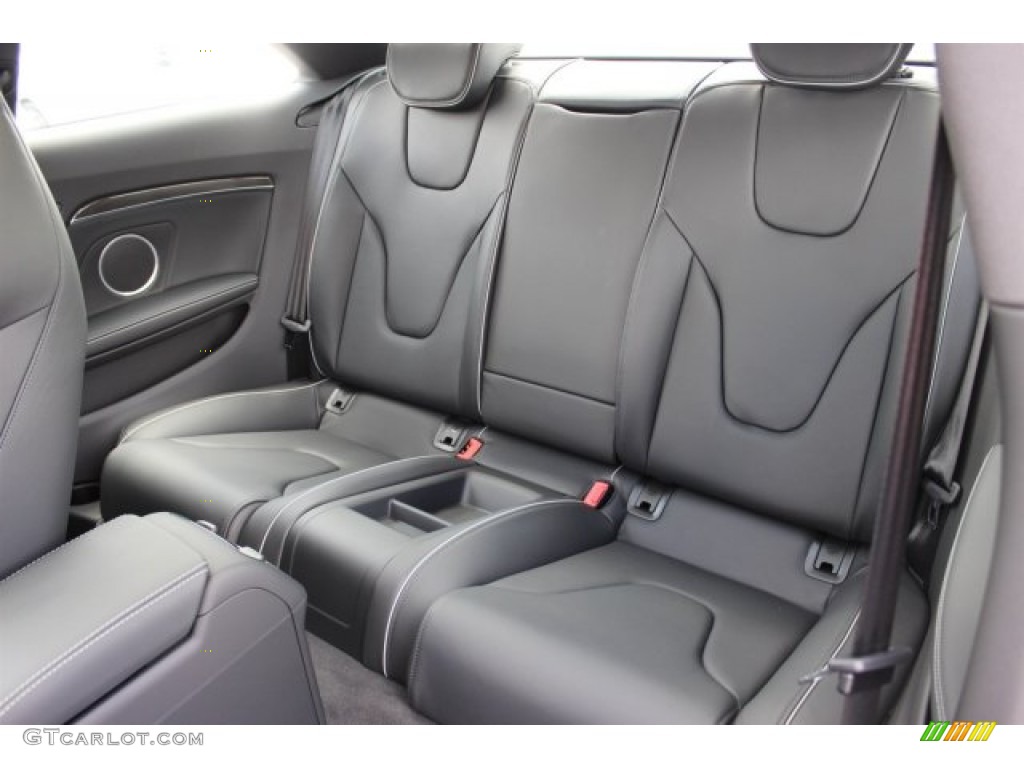 Black/Rock Gray Piping Interior 2015 Audi RS 5 Coupe quattro Photo #105494419