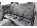 2015 Audi RS 5 Black/Rock Gray Piping Interior Rear Seat Photo
