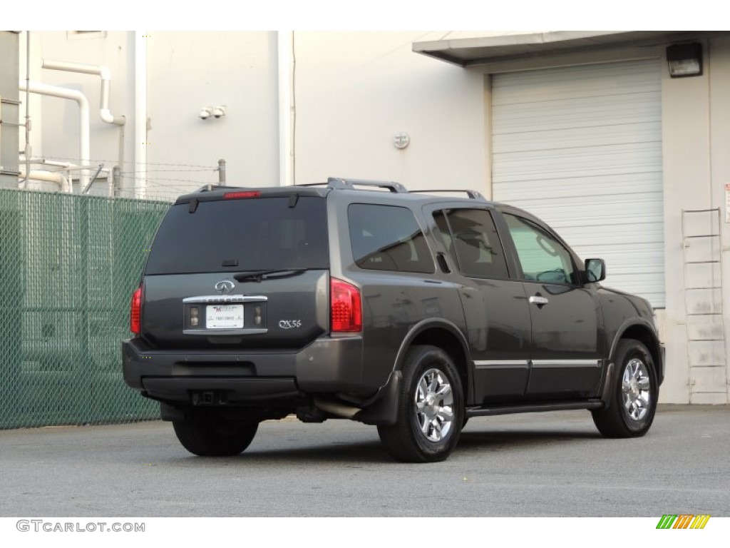 2005 QX 56 4WD - Silver Graphite Gray / Graphite photo #6