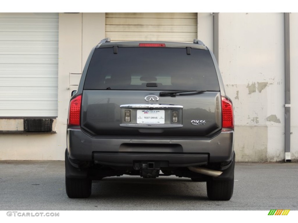 2005 QX 56 4WD - Silver Graphite Gray / Graphite photo #7