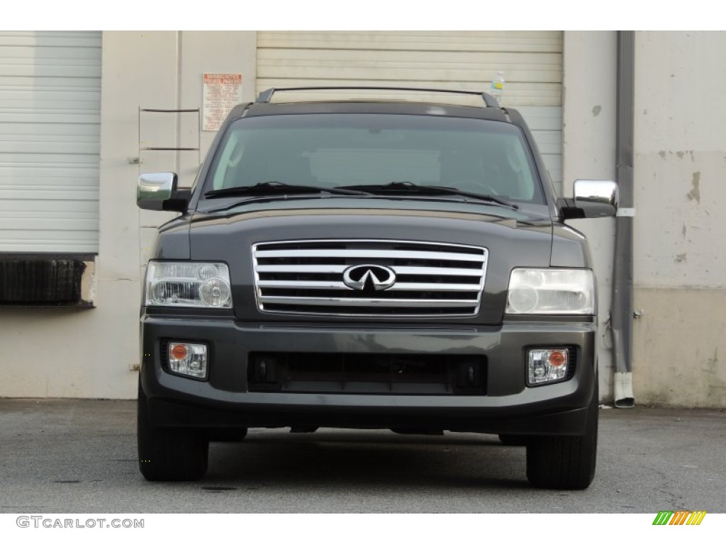 2005 QX 56 4WD - Silver Graphite Gray / Graphite photo #8