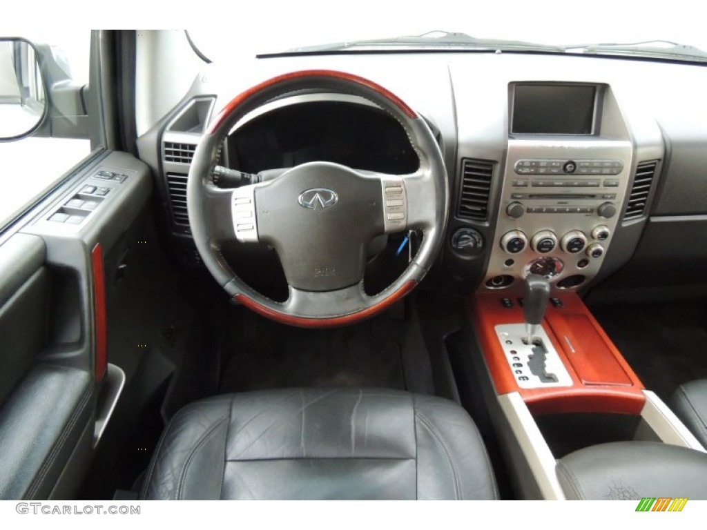 2005 QX 56 4WD - Silver Graphite Gray / Graphite photo #11